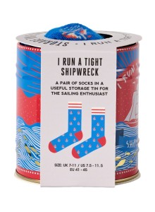 GEN943UK Storage Tin and Sock Set - Sailing
